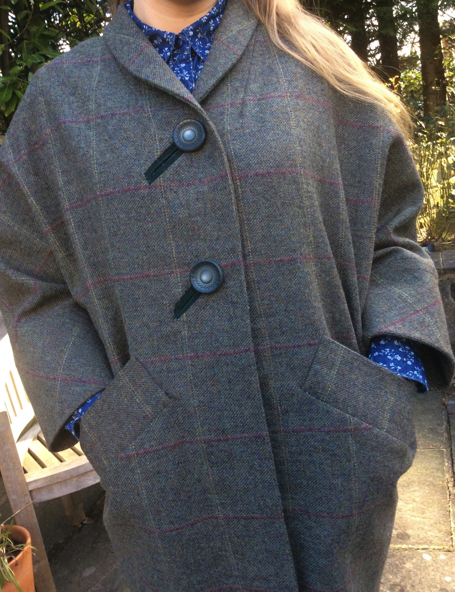 My new coat - with pockets big enough for a dead rabbit!